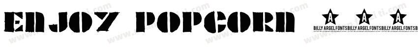 Enjoy Popcorn 2字体转换